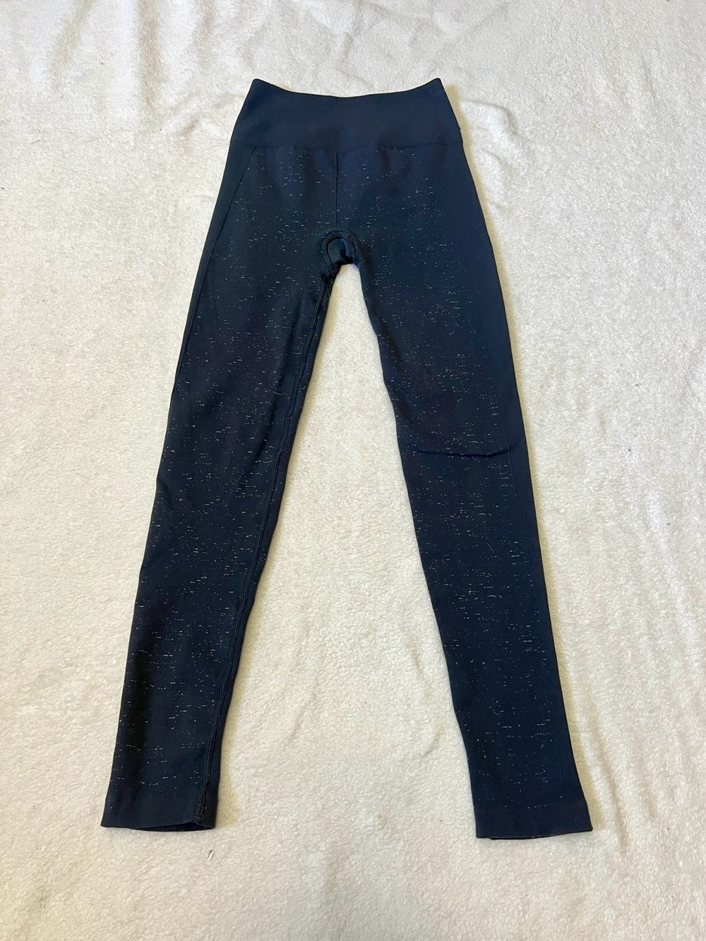 Lululemon Athletica Grey Speckled Ebb to Street Leggings - Size 4 - Picture 2 of 12